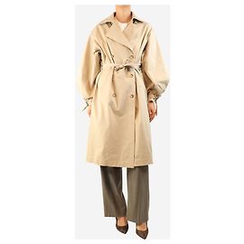 Autre Marque Trench-coat ceinturé neutre - One size