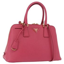 PRADA Bolsa de mão Galleria Saffiano 2way Pink Gold
