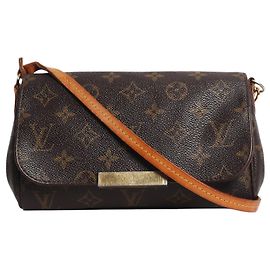 Louis Vuitton Brown 2015 Monogram Favorite MM Tasche