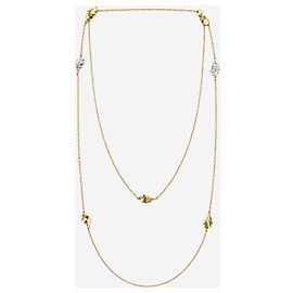 Autre Marque Goldenes Woodland Eichenblatt-Halskette