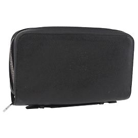 LOUIS VUITTON Taiga Zippy XL Long Wallet Black M44275 LV