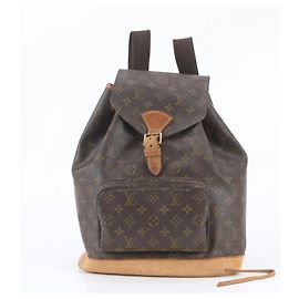 Zaino Louis Vuitton Monogram Montsouris GM in pelle