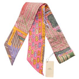 Hermès Twilly Pantin City Ribbon Scarf
