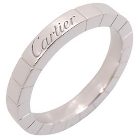 Anel Cartier Lanieres em ouro branco 18K