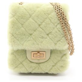 Borsa a tracolla Chanel 2.55 Matelassé Mademoiselle con catena