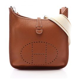 Hermès Borsa a tracolla Hermes Evelyne 3 Trois PM Gold
