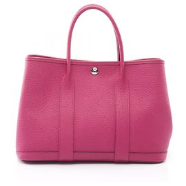 Hermès Bolso Tote Hermes Garden Party TPM en Rose Purple