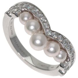 Chaumet Josephine Aigrette Pearl Diamond Ring