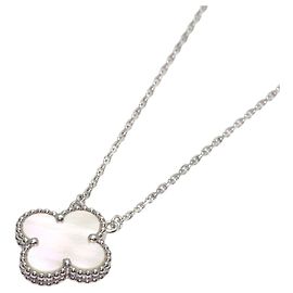 Collier Van Cleef & Arpels Vintage Alhambra en nacre