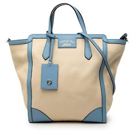 Borsa Tote convertible Swing in pelle marrone Gucci