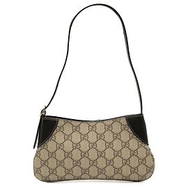 Borsa a tracolla Gucci Small GG Supreme Emblem Beige