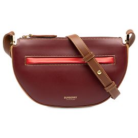 Burberry Red Mini Leather Olympia Crossbody