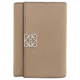 Loewe Vertical Wallet Tri-fold Calfskin