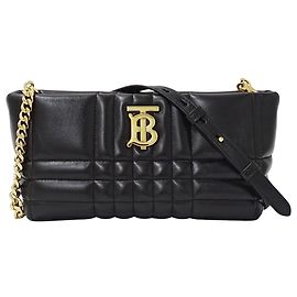 Bolsa de mão em couro Burberry