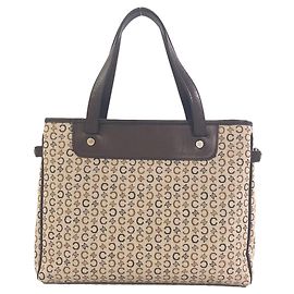 Céline Sac cabas Celine C Macadam Canvas