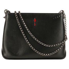 Borsa a tracolla Christian Louboutin Trilby Small con borchie Spike e catena