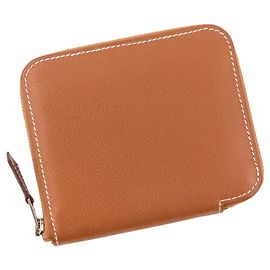Hermès Hermes Azap Compact Silk In Evercolor Wallet