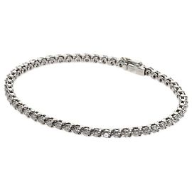 Bracciale Tennis Cartier in Platino e Diamanti
