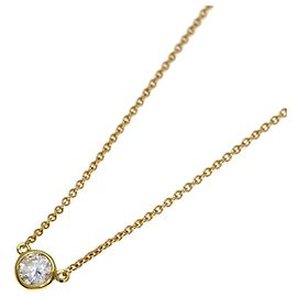 Autre Marque Tiffany & Co. By the Yard Diamantenhalskette in 18K Gelbgold