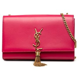 Autre Marque Borsa a tracolla con catena Saint Laurent YSL Logo Kate