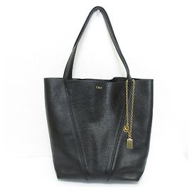 Chloé SPIN Tote Bag in Schwarz