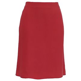 Falda lápiz Giorgio Armani en algodón rojo