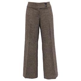 Michael Kors Tailored Trousers aus brauner Wolle