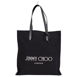 Borsa Tote in tela Logo Jimmy Choo
