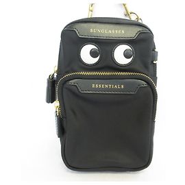 Anya Hindmarch Essentials Crossbody Eyes Nylon Shoulder Pouch