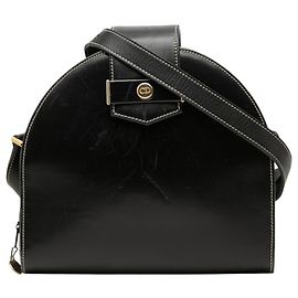 Bolsa de ombro meia lua vintage Christian Dior