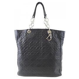Christian Dior schwarze Handtasche