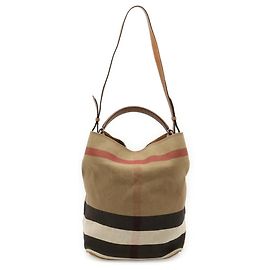 Borsa a tracolla Burberry Ashby Medium Hobo Nova Check