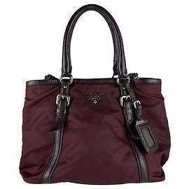 Prada Burgundy Handtasche/Schultertasche