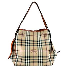 Borsa a tracolla Burberry Beige e Arancione