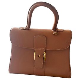 Delvaux Brillant Handtasche aus braunem Leder