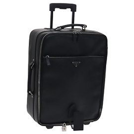Prada Boston Tessuto Large con zip frontale espandibile