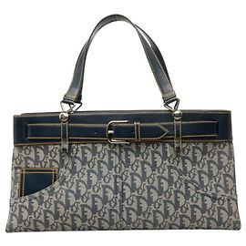 Bolso Christian Dior Dior Oblique Trotter en Navy