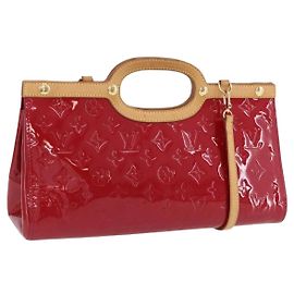 LOUIS VUITTON Monogram Vernis Roxbury Drive Pomme D'amour M91987 LV Auth 197839V