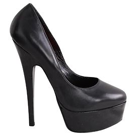 Autre Marque Maison Ernest Absatzschuhe aus Leder Schwarz Größe 38