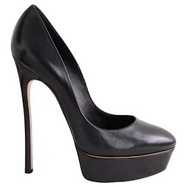 Décolleté Casadei in pelle nera taglia 37