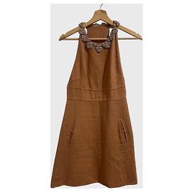 Valentino Garavani Valentino Kleid camel T.36