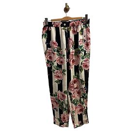 Calças Dolce & Gabbana riscas T.38
