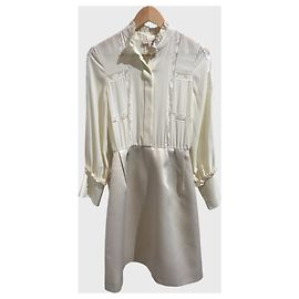 Vestido Dice Kayek écrue T.40