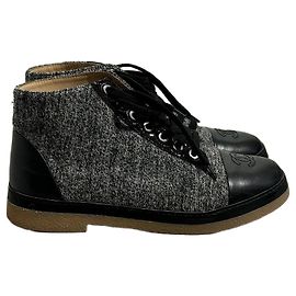 Botines Chanel grises T.36,5