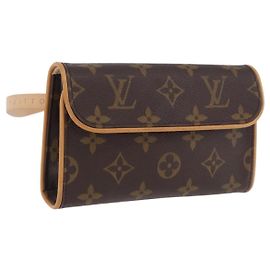 LOUIS VUITTON Monogram Pochette Florentine Waist Bag M51855 LV Auth 203670V