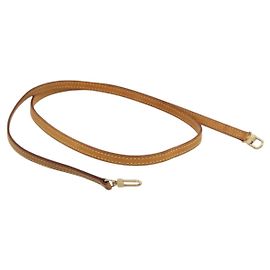 LOUIS VUITTON Alça de Ombro em couro Nume 50.4'' Bege LV Auth 204021V
