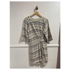 Abito Iro Kalley in cotone crema