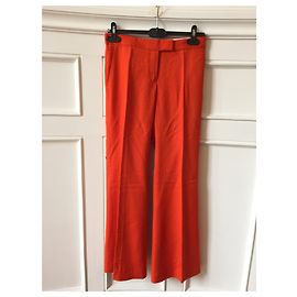 Stella Mc Cartney Pantalones Stella McCartney Orange T.36