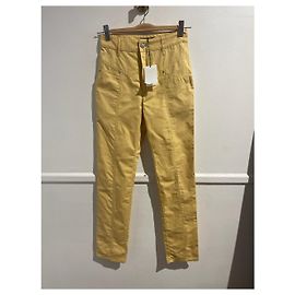 Vaqueros Isabel Marant amarillo T.34 NUEVOS