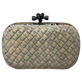Minaudière Bottega Veneta beige